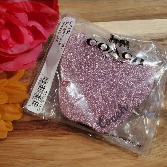 *LAST ONE* Coach Glitter Butterfly Compact Mirror - Picture 4 of 6